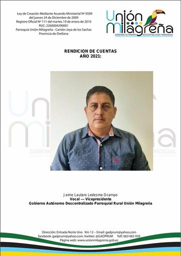 Informe Jaime Ledesma RC 2021